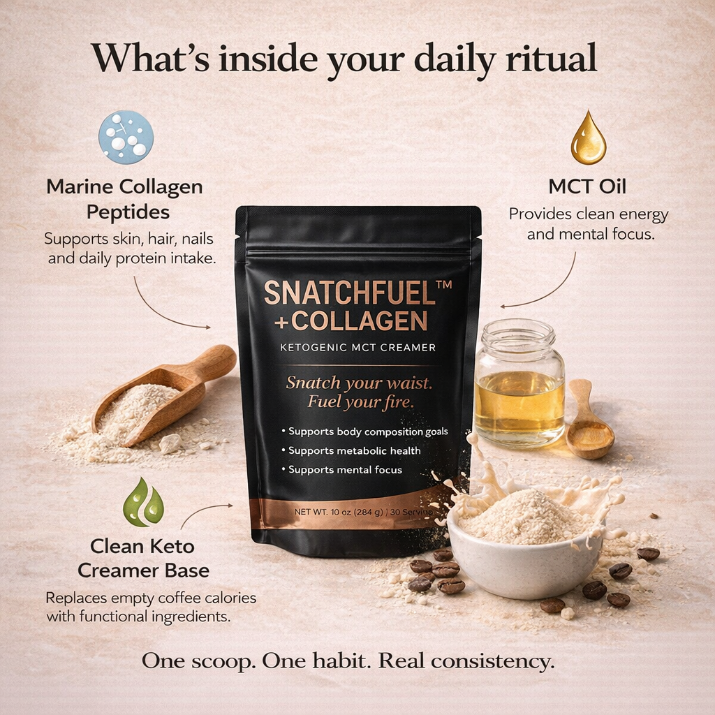 SnatchFuel keto collagen creamer ingredients and benefits